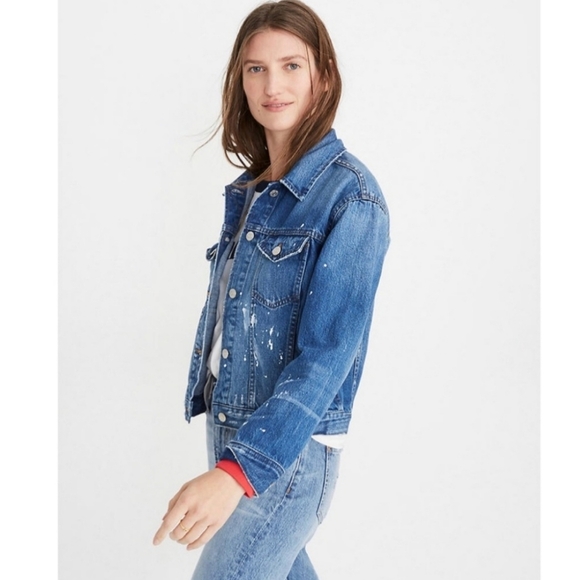 Madewell Boxy Crop jean jacket - Picture 2 of 16